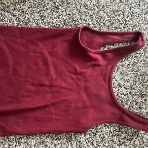 Burgundy brandy melville tank